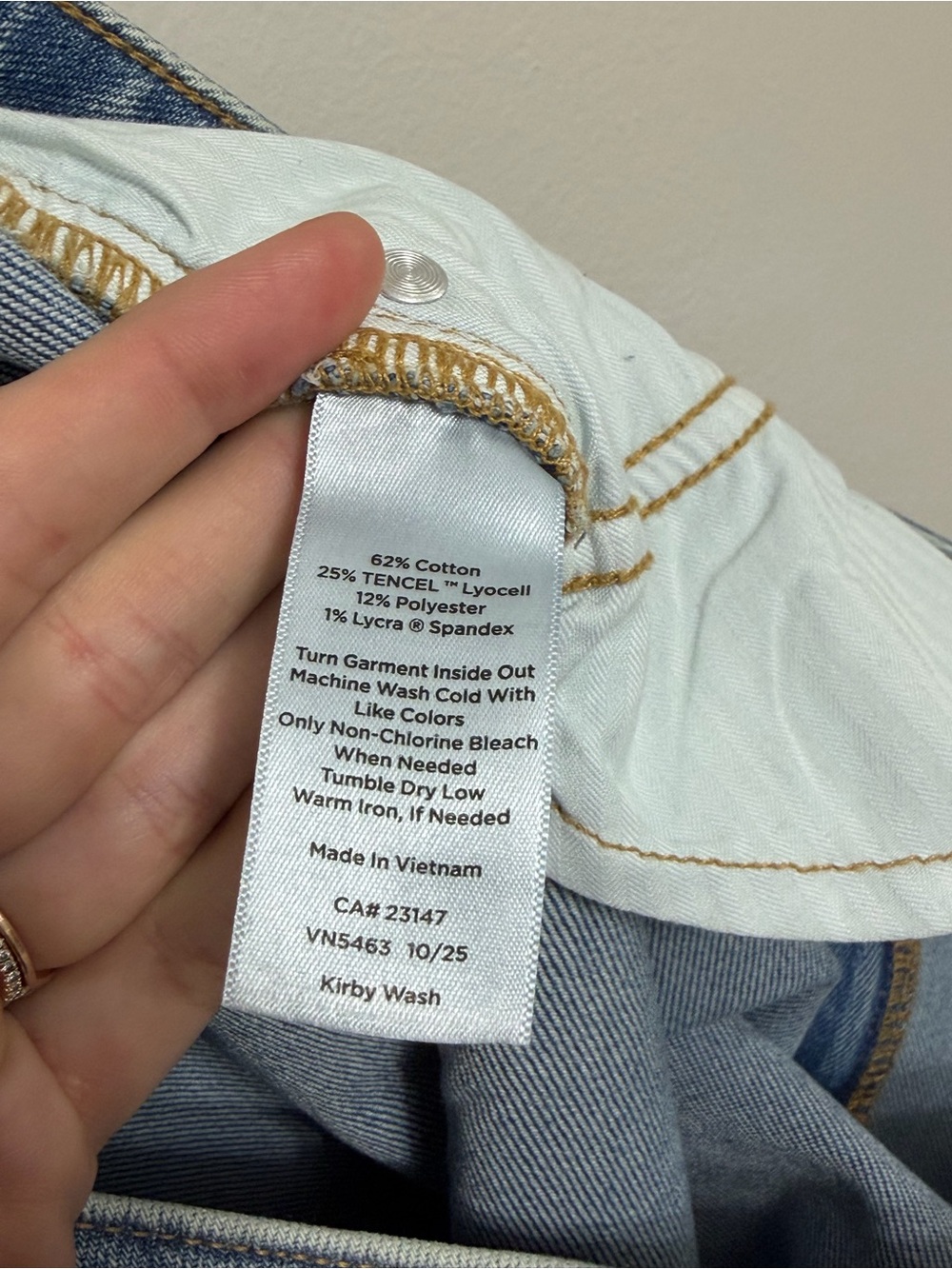 NEW Talbots Classic Jean Trousers in Kirby Wash - Size 22W - Picture 8 of 8